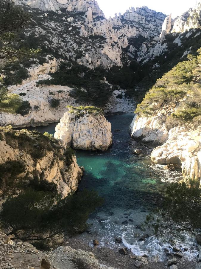 Le Sept Charmant Studio Aux Portes Des Calanques Cassis Eksteriør billede